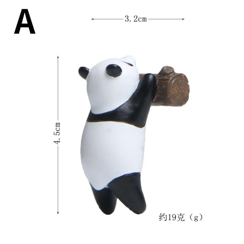 1Pc Cartoon Animal Panda Fridge Magnets Cute 3D Magnet Refrigerator Message Sticker Home Decoration Kitchen Accessories