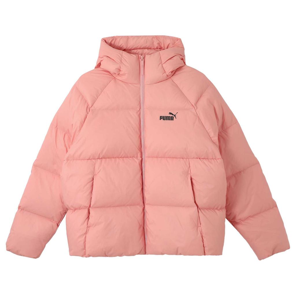 Puma Hooded Ultra Down Puffer Jacket Warm Comfortable Lightweight Breathable Down Jacket Women Jacket Peach-Pink 678342-63