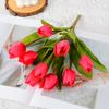 Tulip Simulation Flower Ome Living Room Offee Table Decoration Floral Arrangement Flower Tulip Bundle Garden Greening Project