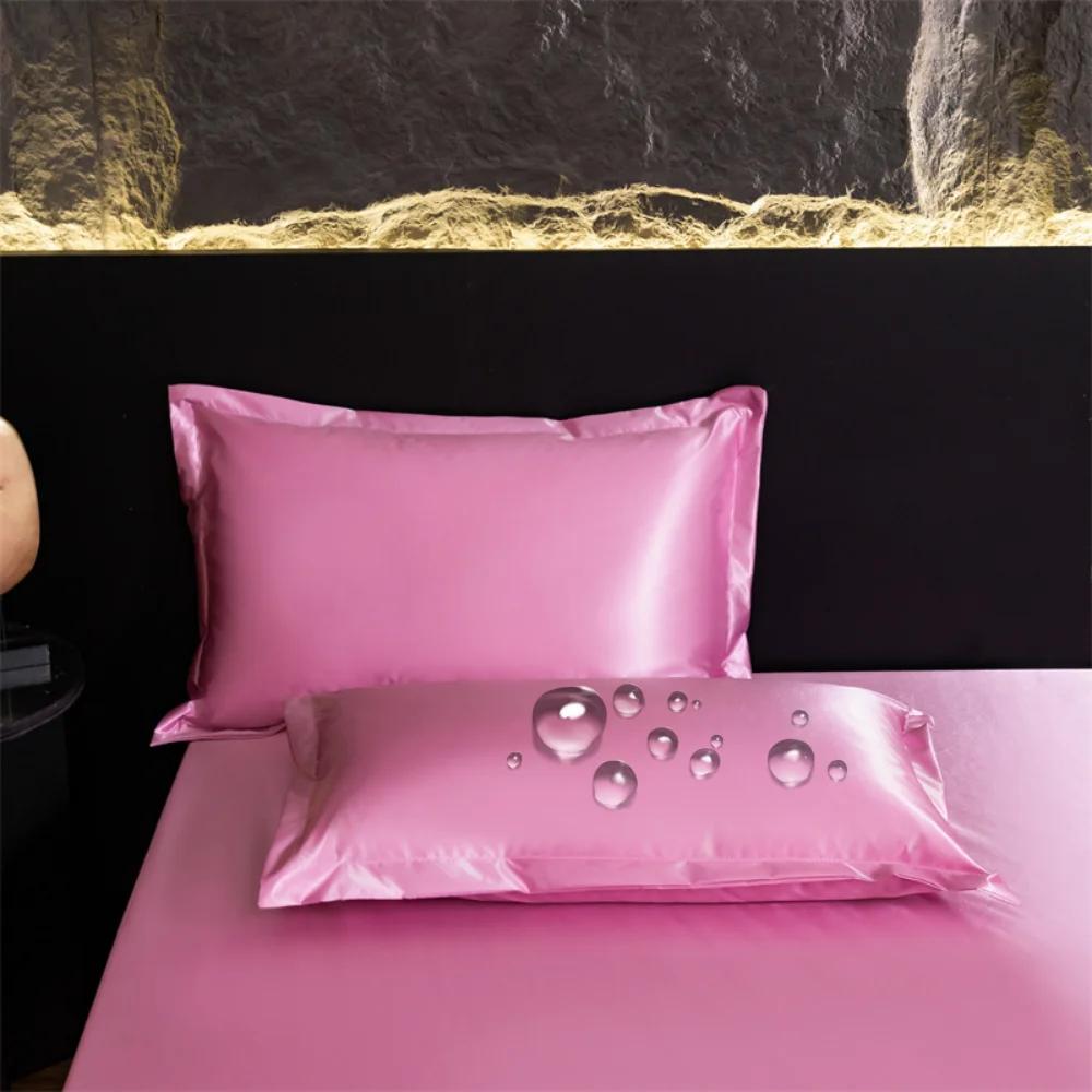Waterproof Silk Silky Stain Pillowcase Silky Pillowcase Natural Silk Pillowcase Mulberry Silk Pillow Case Bedbug Proof & Allergy
