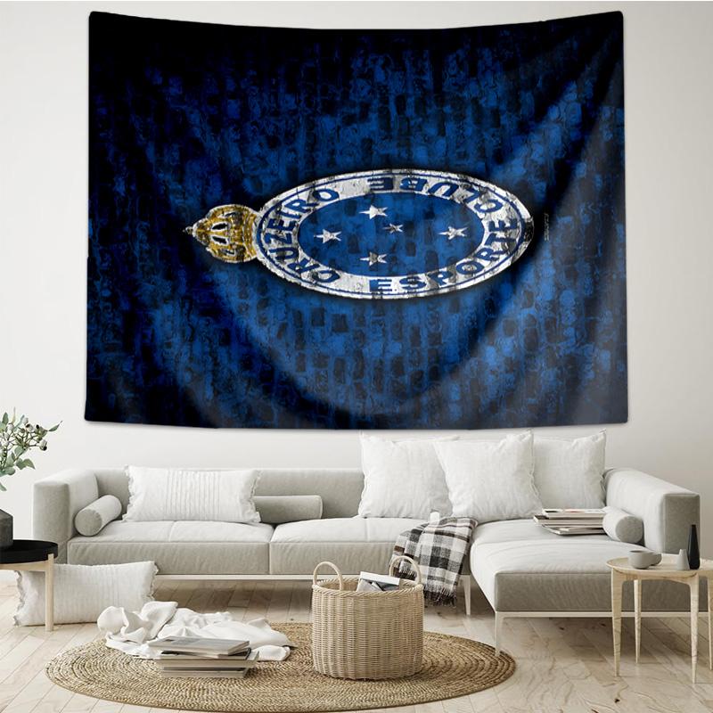 1PC Fc Emblem Printed Tapestry Room Decoration Wall Hanging for Living Room Bedroom, dormitory, Birthday and Christmas gifts
