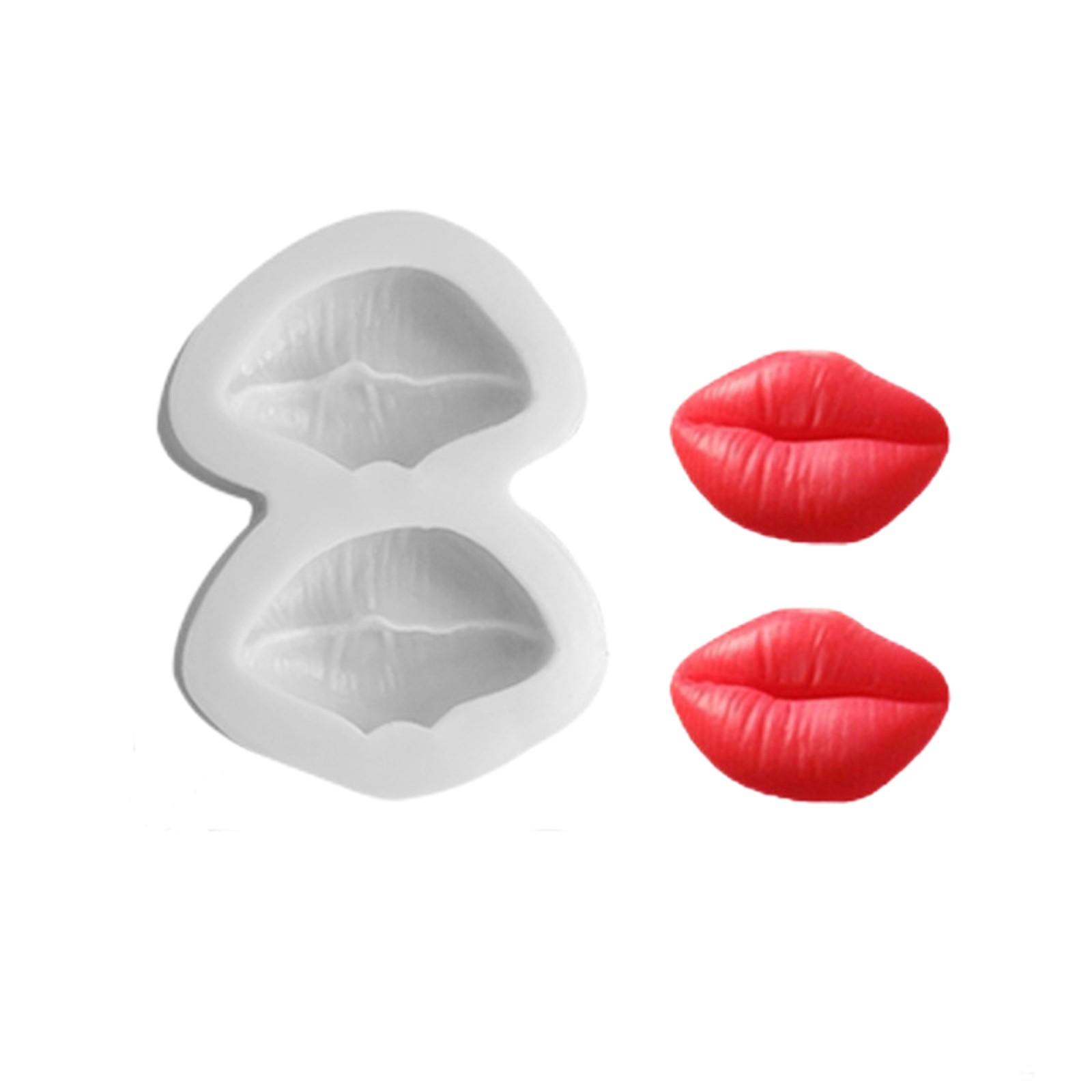 

Силиконовая форма в форме сердца для губ, печенья, кексов, шоколада, инструментов для выпечки помадки One Size