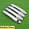 for Toyota Venza Chrome Door Handle Cover Trim Set 2008 2009 2010 2011 2012 2013 2014 2015 2016 2017 Accessories Car Styling