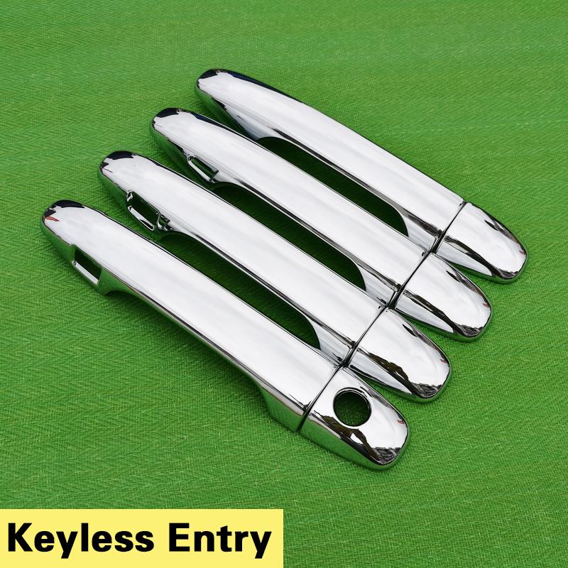 for Toyota Venza Chrome Door Handle Cover Trim Set 2008 2009 2010 2011 2012 2013 2014 2015 2016 2017 Accessories Car Styling
