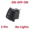1PCS KCD1 waterproof mini toggle switchs no light latching 3gear 3pin ON-OFF-ON button rocker switch AC 250V/6A 125V/10A