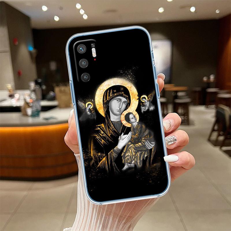 RE62 Virgen Maria Transparent Phone Case for Motorola Moto Edge 20 30 40 50 S30 Fusion Ultra Pro Neo Lite + G200 G23