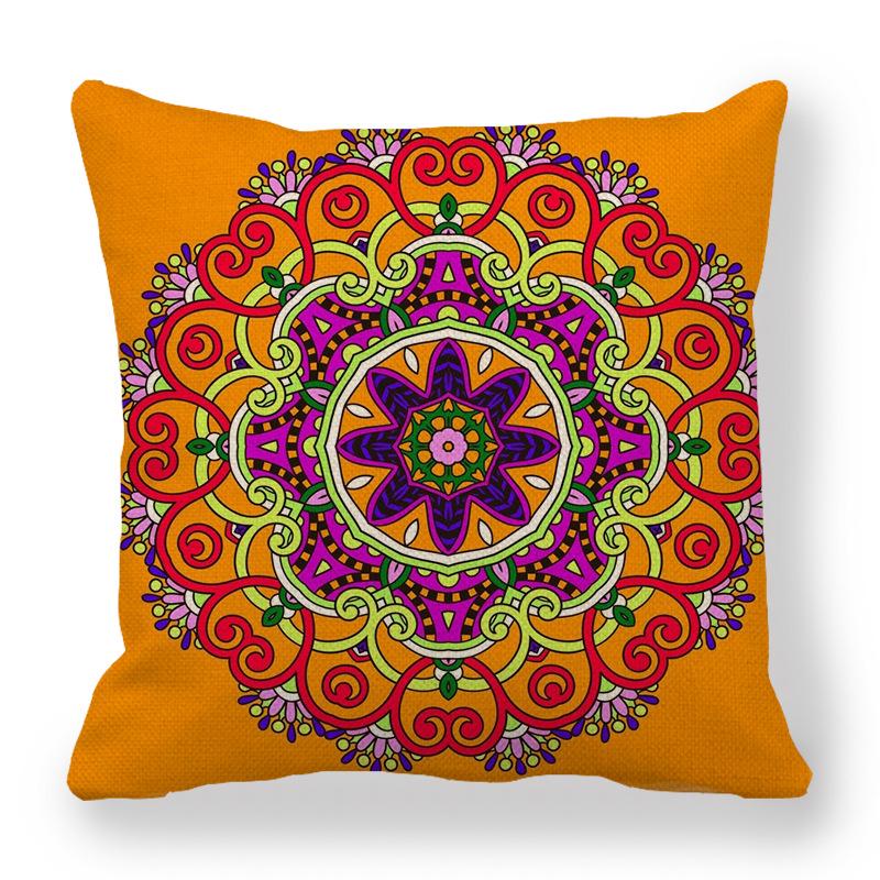 Custom Geometric Abstract Symmetrical Linen Pillowcase