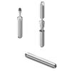 Mini Cleaning Brush & Nail File Zinc Alloy Nail Grooming  Mobile Phone Earbuds