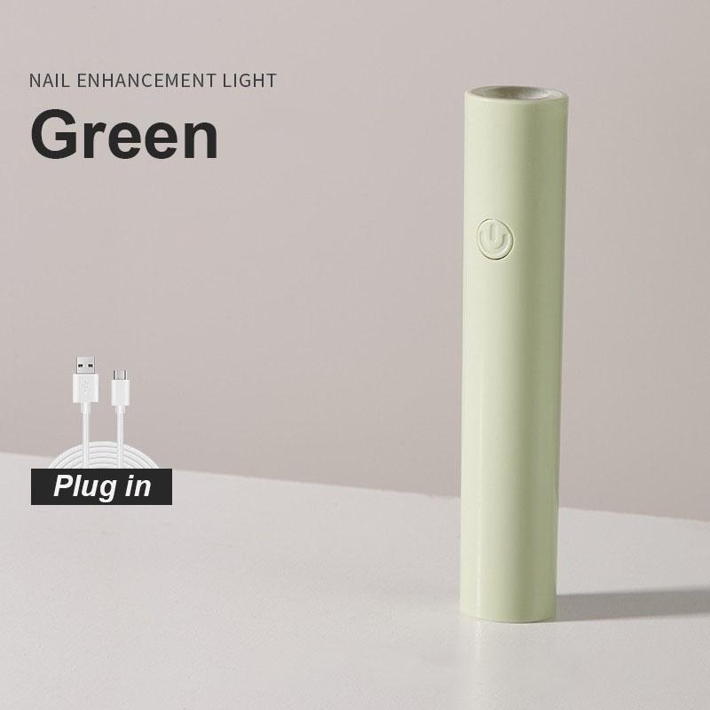 [New!!]Mini Portable Nail Quick Drying Lamp Handheld UV Adhesive Glue Usb Charging Flashlight Diy Manicure Tools