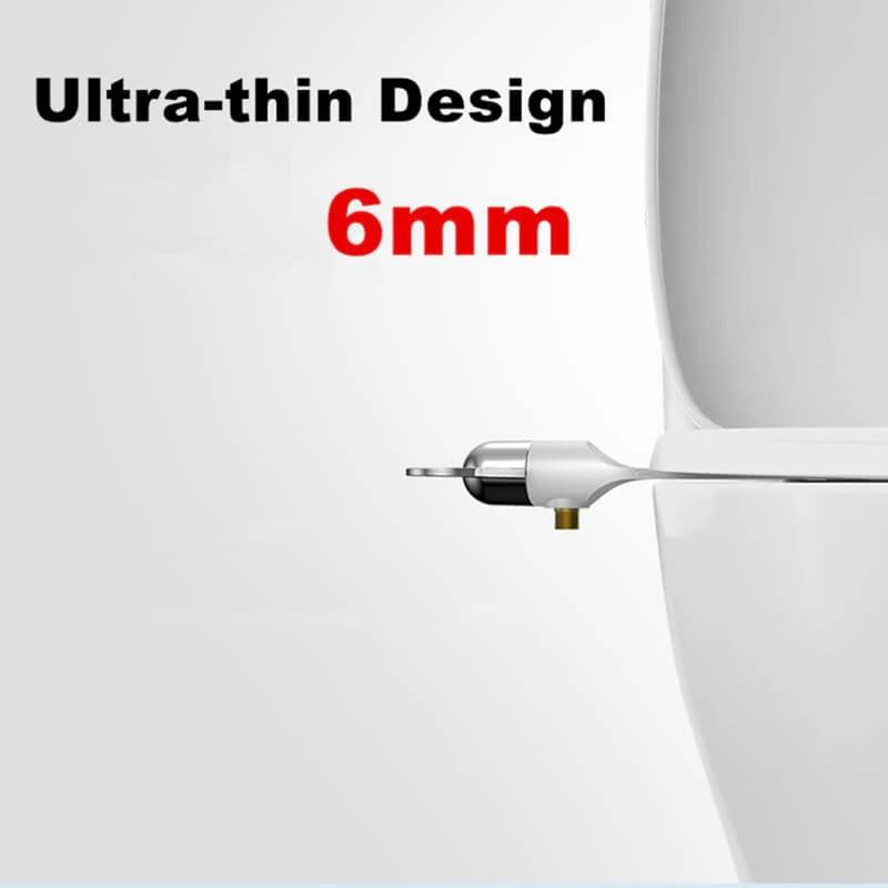 Intelligente Toilette Bidet-Sprüher Nicht-elektrisches Selbstreinigendes Bidet-Werkzeug Mit Einstellbarem Druck Toilettenaufsatz für Badezimmer Hotel