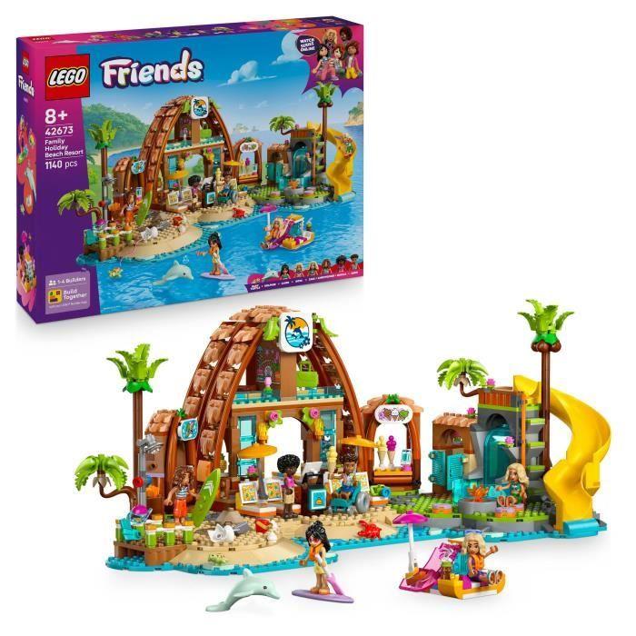 LEGO Friends 42673 Strandhotelurlaub – Bauset für Kinder ab 8 Jahren