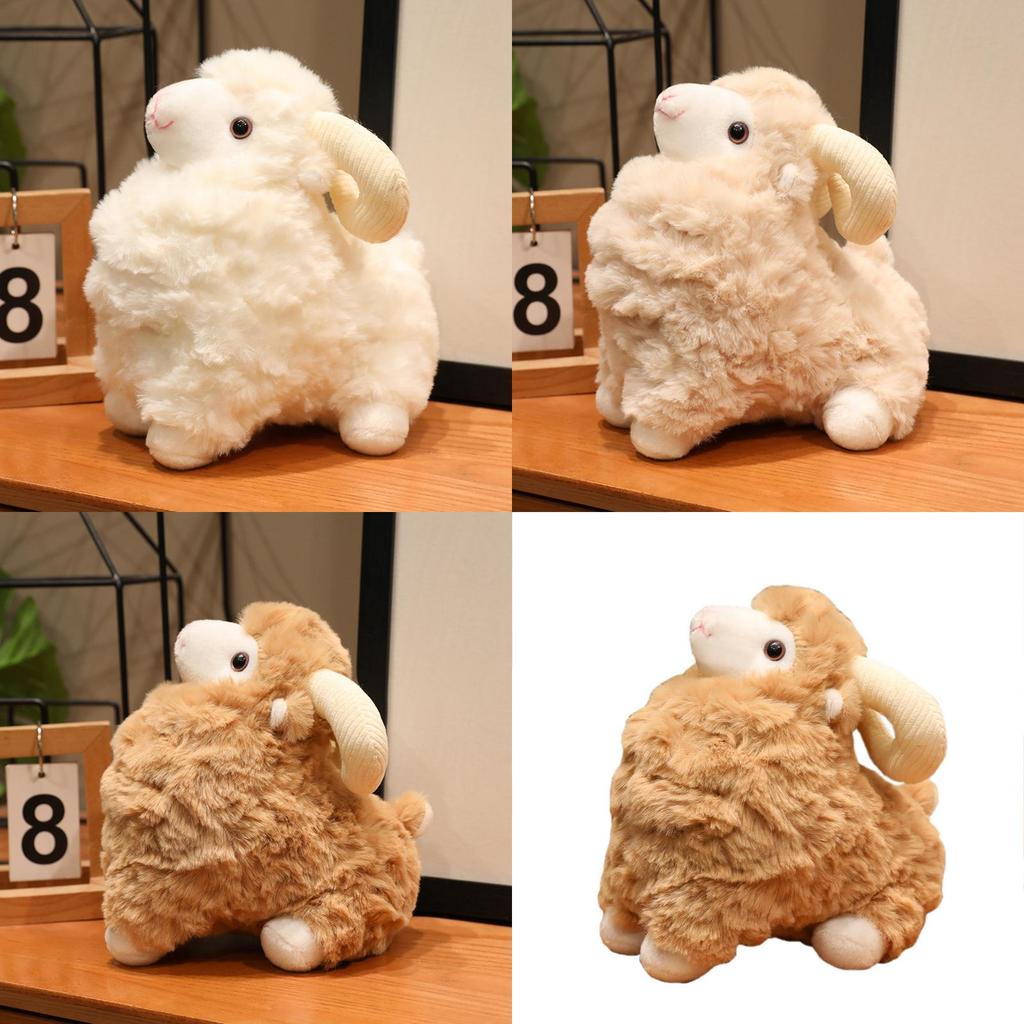 Soft Plush Sheep Toy For Kids Bedroom Decor Gift For Children And Teens