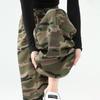 Camouflage Wide-leg Pants for Women In Spring and Autumn New High Street Loose High Waist Narrow Version Wide-leg Casual Slim Floor Pants