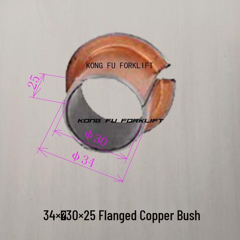 

Фланцевые и прямые втулки для вилочных погрузчиков с или без опорной накладки для колесных рам средней грузоподъемности