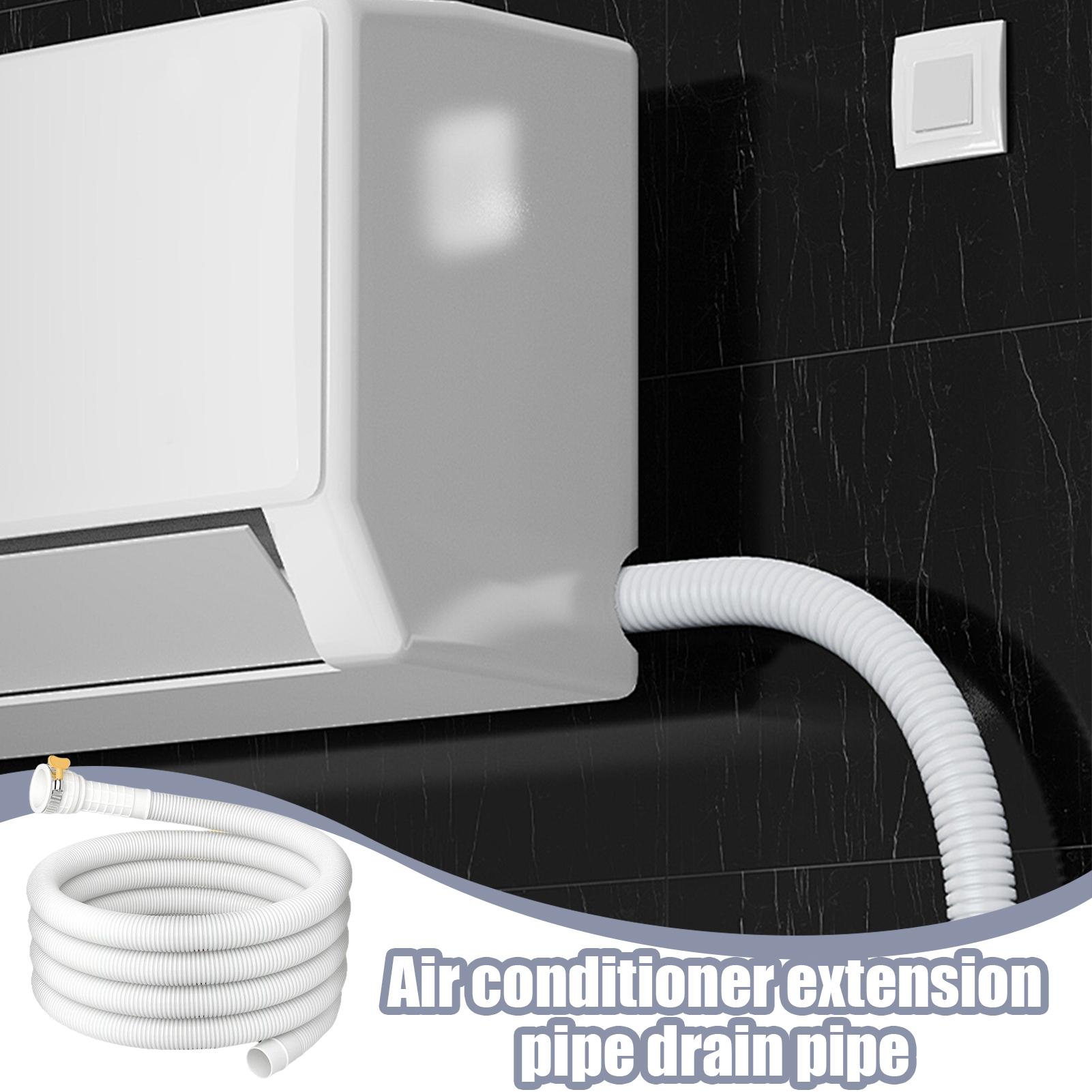 

Гнучкий шланг для зливу води з кондиціонера, вихлопна трубка осушувача з обрізною гумовою кліпсою-з єднувачем, дренажна трубка/шланг для води кондиціонера China Mainland