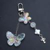 Sweet Bowknot Keychain Pendant Big Heart Charm Keyring for Purse Bag Backpack