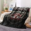 Custom Name,Manchester Red Devils Printed Flannel Blanket, Soft Throw for Bedroom Sofa, Washable,fan Merchandise, Great Gift.chl