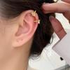 Stylish Rhinestone Square Ear Clips: Painless, Adjustable, No Piercing Required, Fashionable Earrings