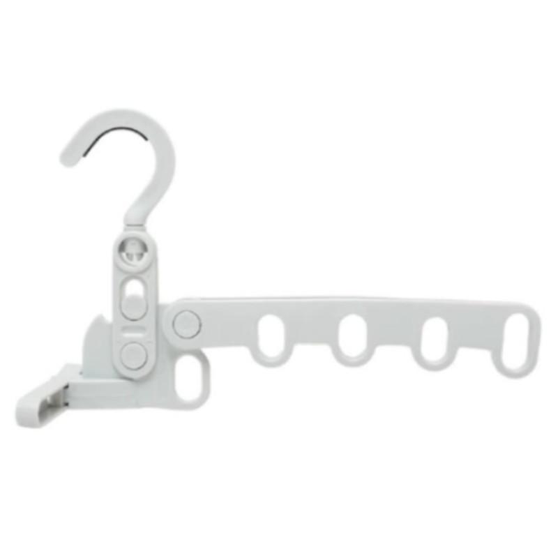 Folding Clothes Hanger Travel Hangers Ultra Light Portable ABS Clothes Hanger Anti Slip Load-bearing Strong Home Outdoor Essential Suitable for Travel