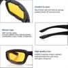 3 Pair Motorcycle Riding Glasses Padding Goggles Uv Protection Dustproof Windproof Motorcycle Sunglasses For Outdoor Actives