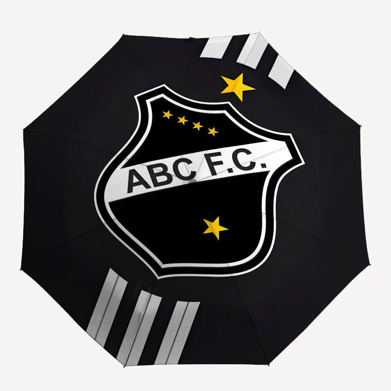 ABC FC, Badge Automatic Opening and Closing, 8 Rib Structure Portable Umbrella, Suitable for Men and Women In All Seasons  Perfect Gift for