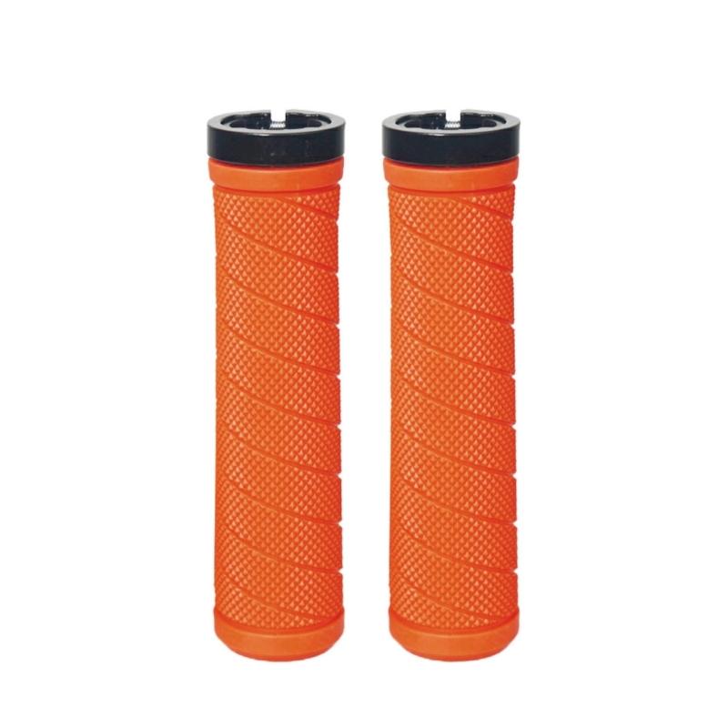 Manopole per Bicicletta Ergonomiche Antiscivolo Manopole Manubrio Meccanismo di Bloccaggio Manubri Manopole Manubrio Traspiranti per Bici da 22,2 mm