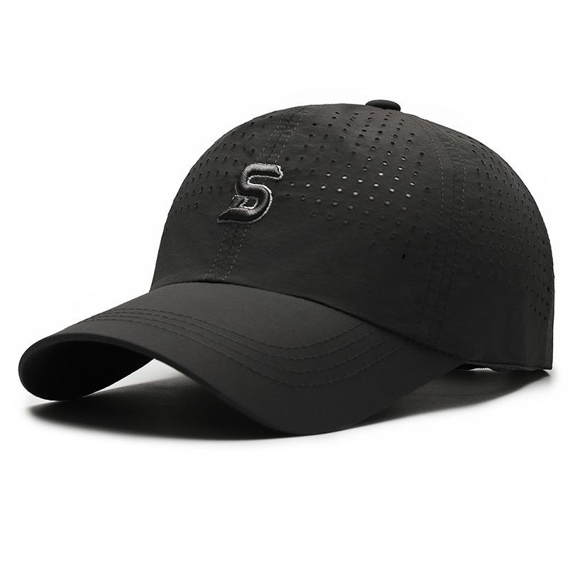 Male Baseball Cap Embroidery Irregular Quick-Drying Cap Breathable Sun Hat Outdoor Cap