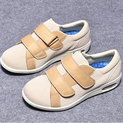 Fashion Elderly Shoes Knitted Mesh Women's Walking Casual Middle-aged and Elderly Casual Shoes Adjustable Shoes