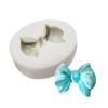 Soft Fondant Mold Bow Cake Mold Christmas Bowknot Baking Mould Modelling Fondant Mold Fondant Wedding Silicone Decorating Craft DIY