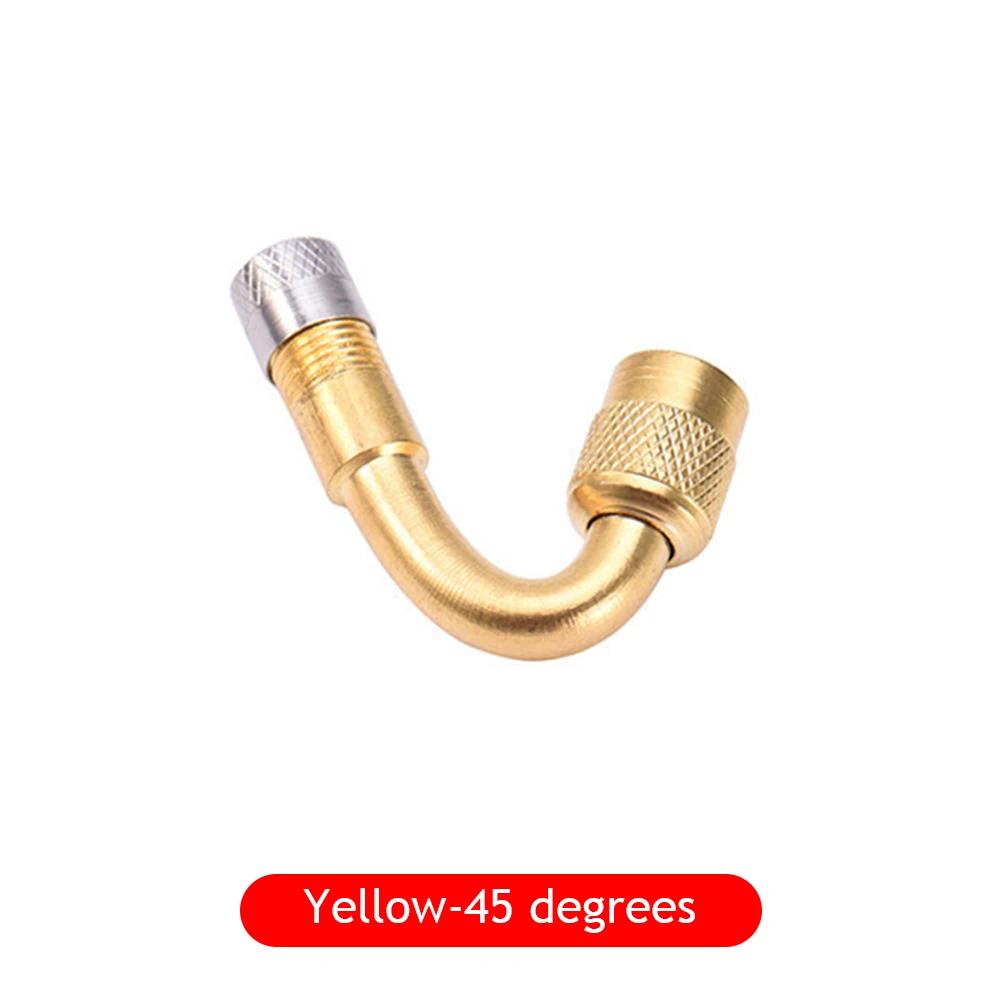 45 90 135 Degree Angle Bent Valve Adaptor Tyre Tube Valve Extension Adapter for Motorcycle Truck Car Moto Bike Car Accessories