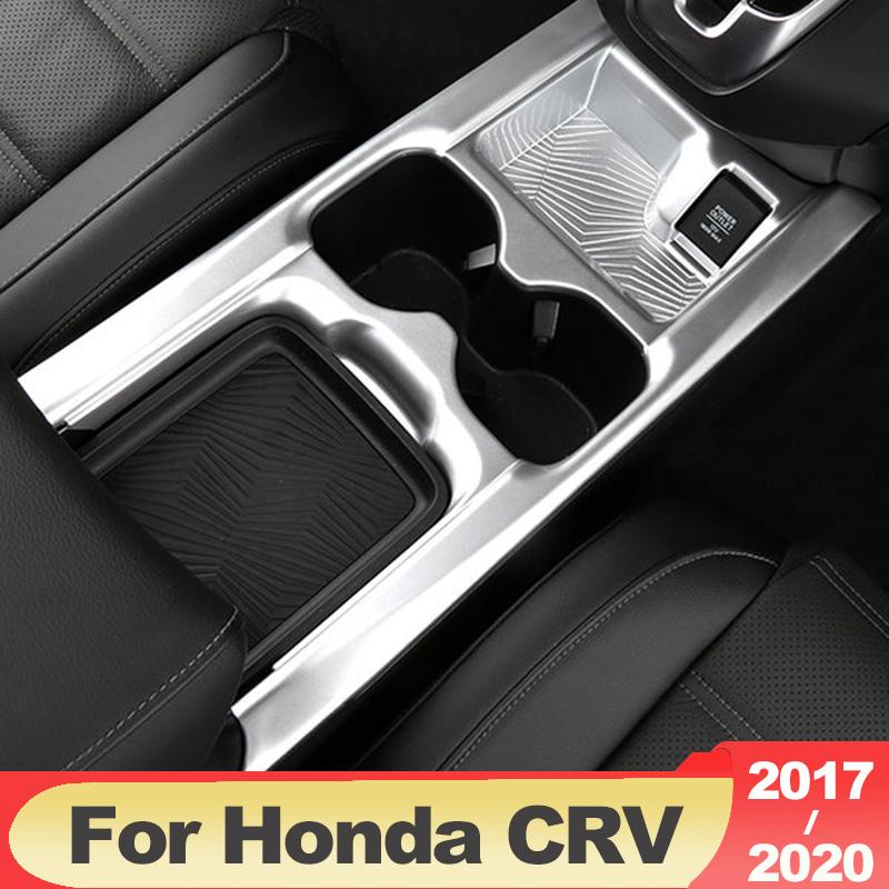 Central Control Interior Water Cup Holder Decorative Frame Panel Modified Accessories Car Supplies For Honda CRV 2017-