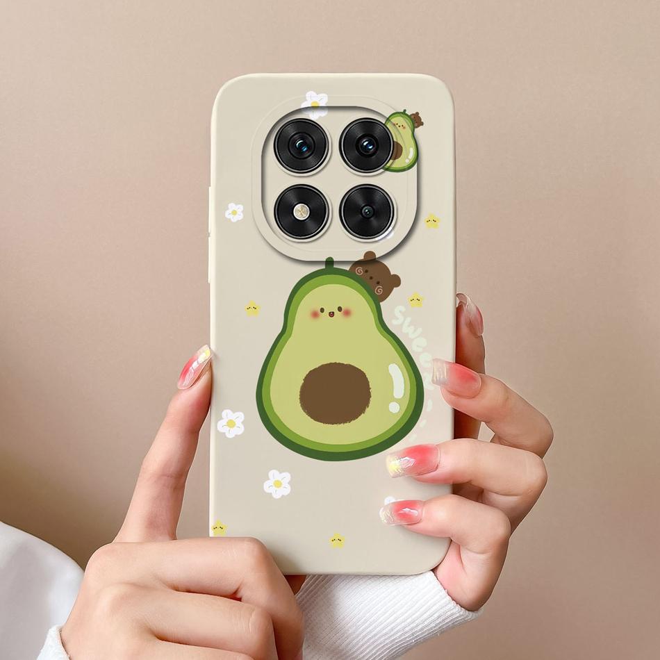 Case For Poco X7 Pro Cute Dinosaur Phone Bags Soft High Quality Liquid Silicone Back Cover For Poco X 7 Pro X7Pro Durable Fundas