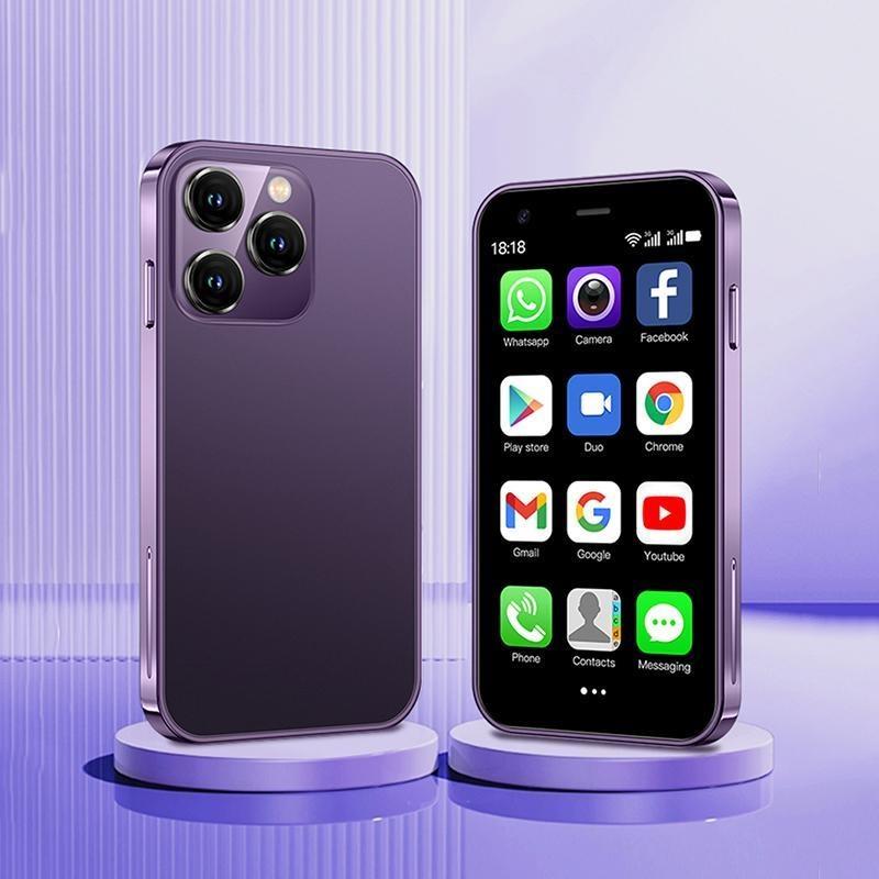 

Мини-смартфон SOYES XS15, 3,0-дюймовый дисплей, Android 8,1, 2 ГБ ОЗУ, 16 ГБ ПЗУ, две SIM-карты, Play Store, мобильный телефон 3G 2GB&16GB фиолетовый