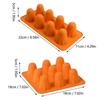 Reusable 3D Halloween Ghost Chocolate Mold Kawaii Ghost Silicone Mold 8/9-Cavity Ice Cube Candy Jelly Mould Cake Tool