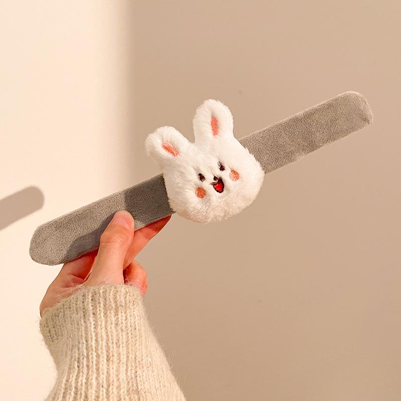Creative Cartoon Plush Doll Pop Circle Diy Handmade Cute West Highland Decorative Bracelet Small Gift Doll Circle
