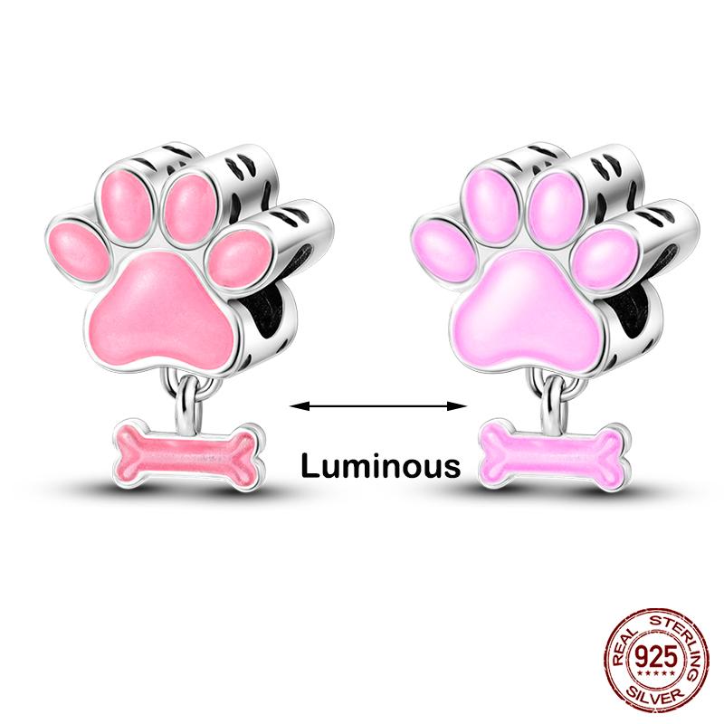 Kupferfarbene Im Dunkeln leuchtende Glühwürmchen Honigbiene Stern Anhänger Perlen Passen Qikaola Original Armbänder Feiner DIY Schmuck Geschenk