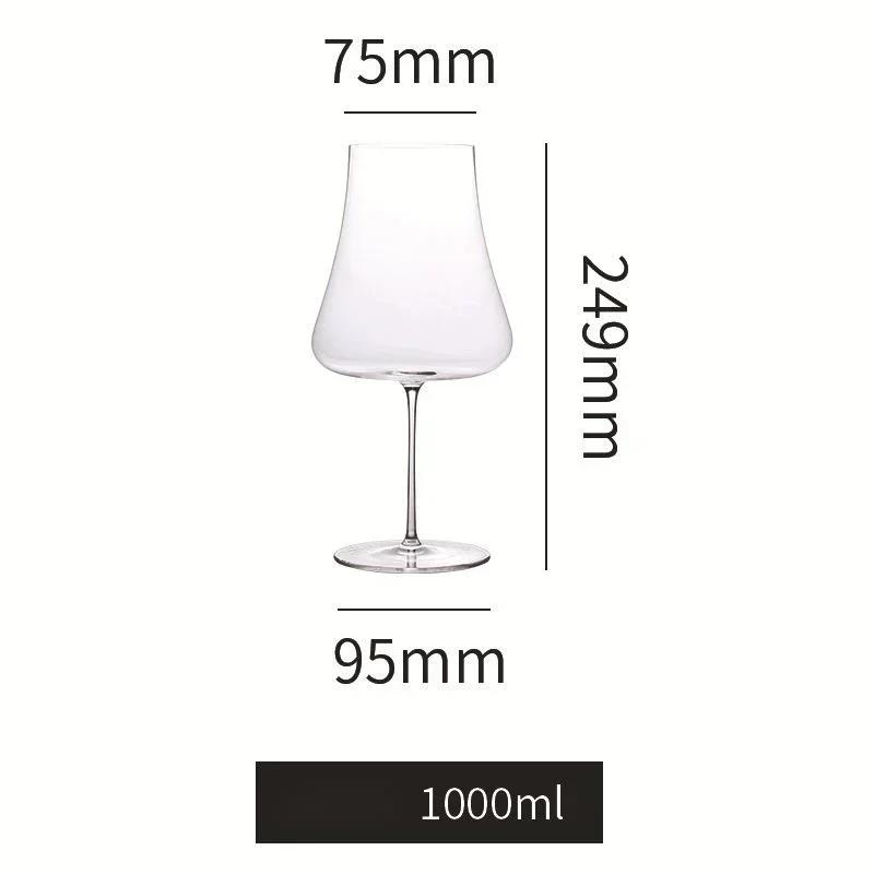 Ultrathin Crystal Wine Glasses Party Stemware Universal Wineglass Volcano Grand Cru Bordeaux Goblet Champagne Cup