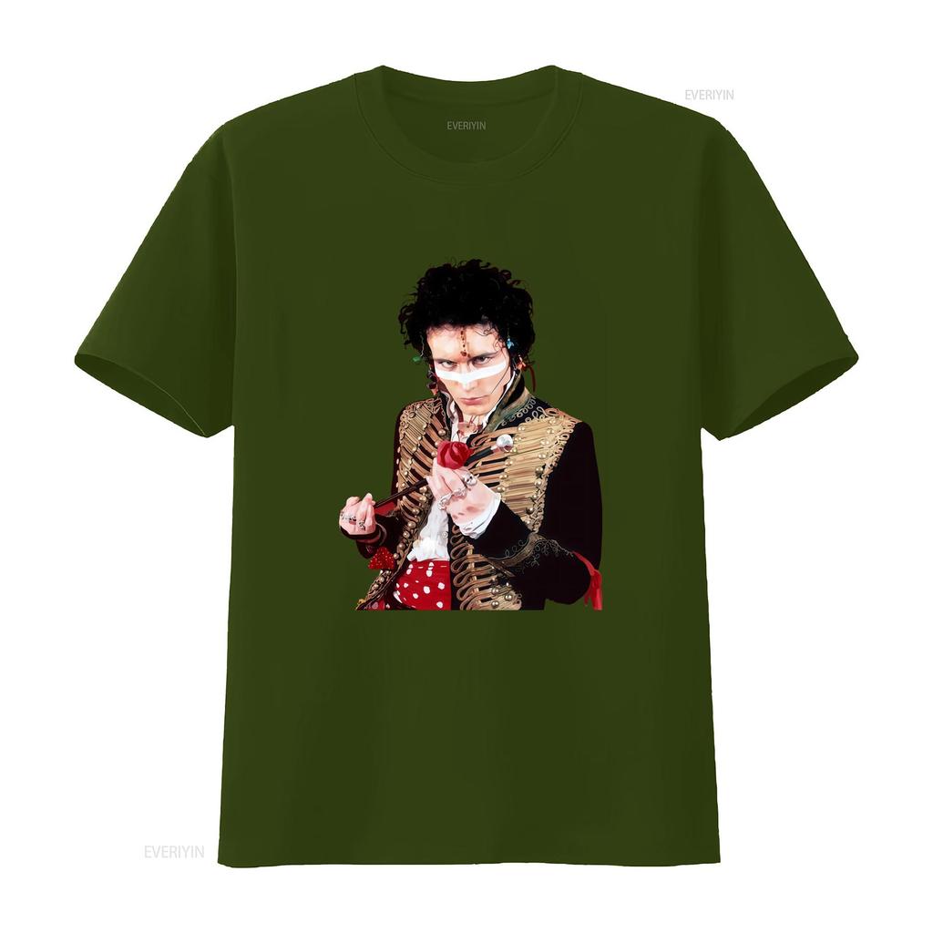 Adam Ant T Shirt All Sizes Available S 2345Xl Unique Print Design Perfect for Fans of Vintage Washed Soft Stretched Fashion