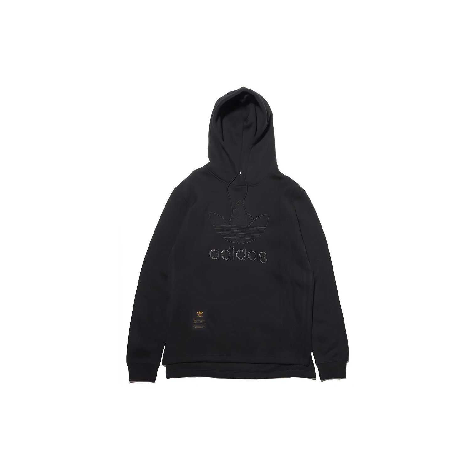 

Adidas Originals Trefoil Warm-up Hoodie Gold Logo Мужские толстовки черные GK0646 L