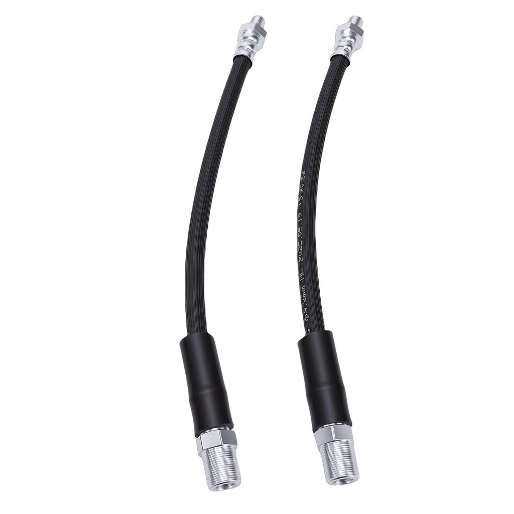 2PCS Front Rubber Brake Hose Set GBH249Z Front Brake Line Replacement for Classic Mini 1959 2000
