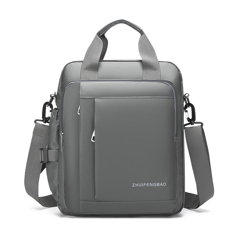 Business Casual Handbag For Men Minimalist Large Capcity Waterproof Shoulder Bag Luggage Strap Design Durable Cross Body Bags