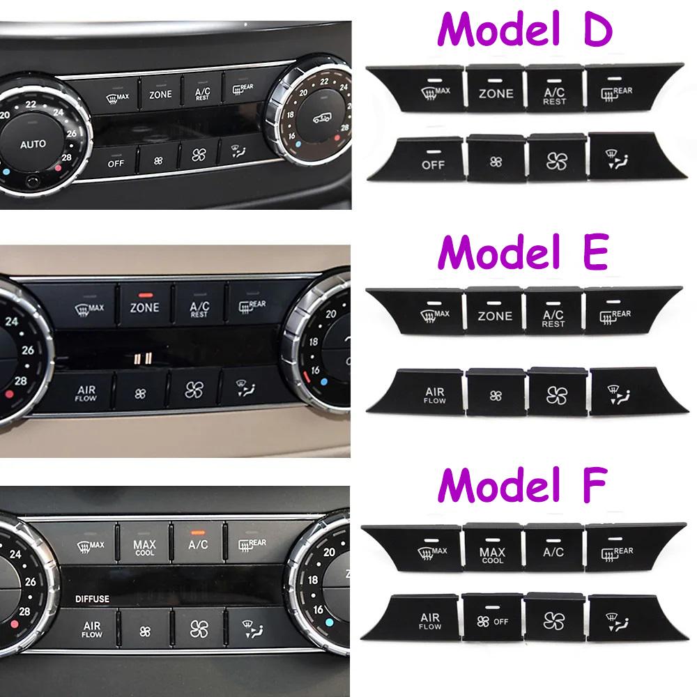 8PCS W166 W292 W463 Dashboard Air Conditioner Wind Volume Heater Climate Control Button For Mercedes Benz ML GL GLE GLS G Class