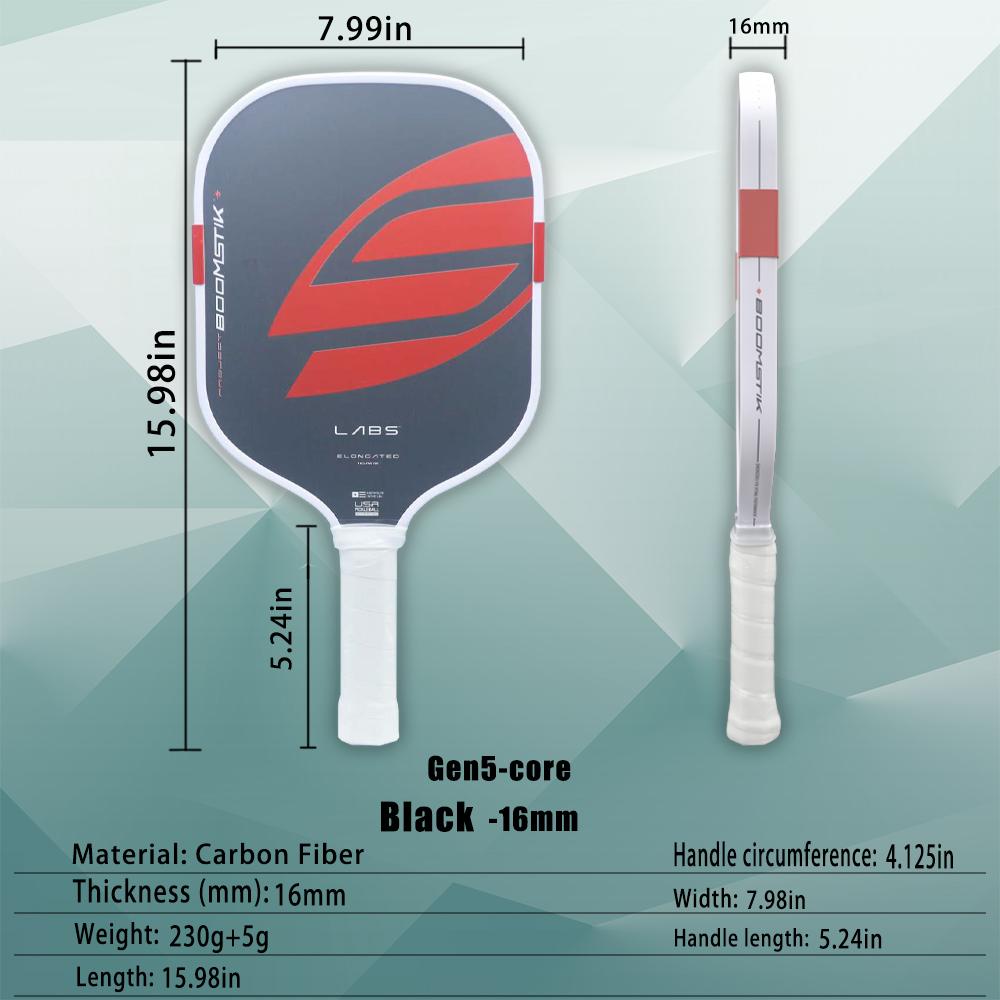 Foam Core Elongated Boomstick Portable Lightweight High Quality Best Pickleball Paddles 2026 LABS Project Style Similarity