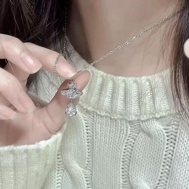 Titanium Steel Non-fading Small Waist Necklace Women's Summer Niche Design Accessories Collarbone Chain Pendant