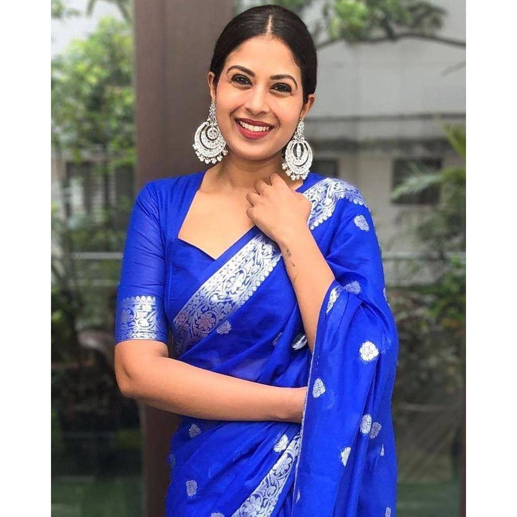 Royal Silk Affair - Soft Lychee Silk Jacquard Saree