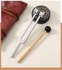 Aluminum Alloy Yoga Sleep Aid Tuning Fork Set with Leather Case