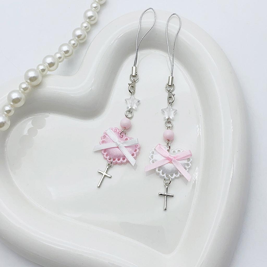 Fashionable Phone Charm Multifunctional Phone Pendant Cute Bowknot Keychain Pendant Phone Jewelry Gift for Fashion Lover