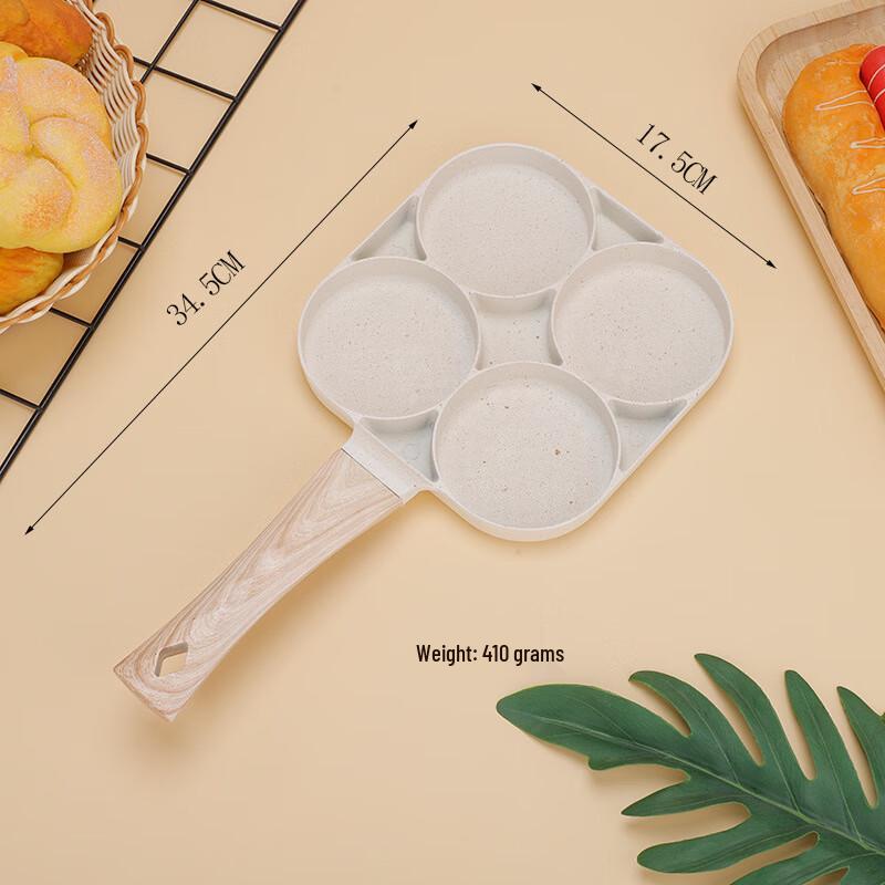 Frühstücks-Bratpfanne mit mehreren Löchern