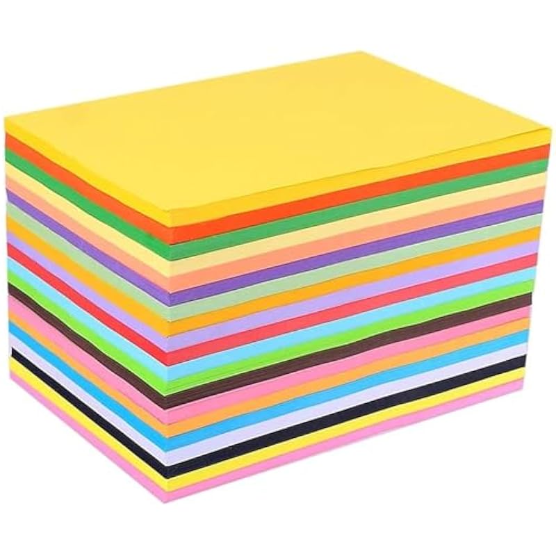 Eclet A4 100 Coloured Sheets (10 Sheets each color) Copy Printing/Art and Craft Paper Double Sided Coloured Office Stati