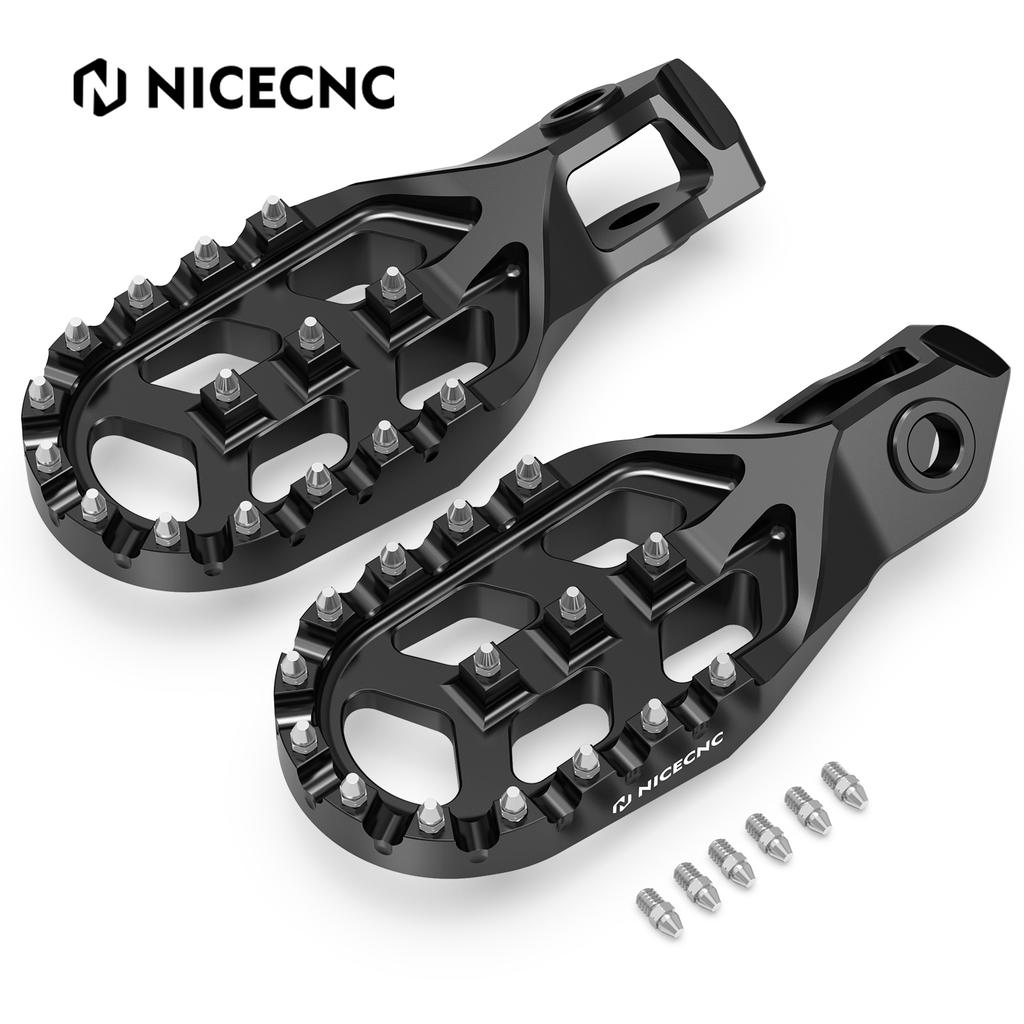 NICECNC For KTM EXC 300 2024 Forged Aluminum Footrest Footpegs Mount Pins For KTM EXC-F 350 SXF 450 Husqvarna TE300 GasGas EC300